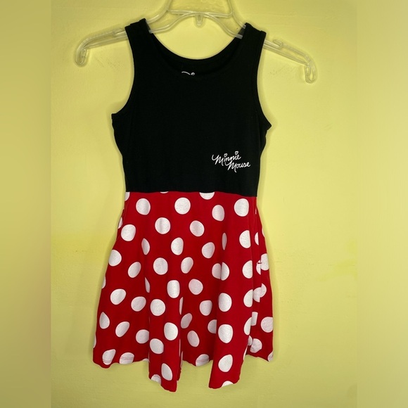 Disney Other - Disney Girls Minnie Mouse Dress Red Size Small